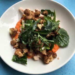 Gluten-free cauliflower salad from Cafe Clover